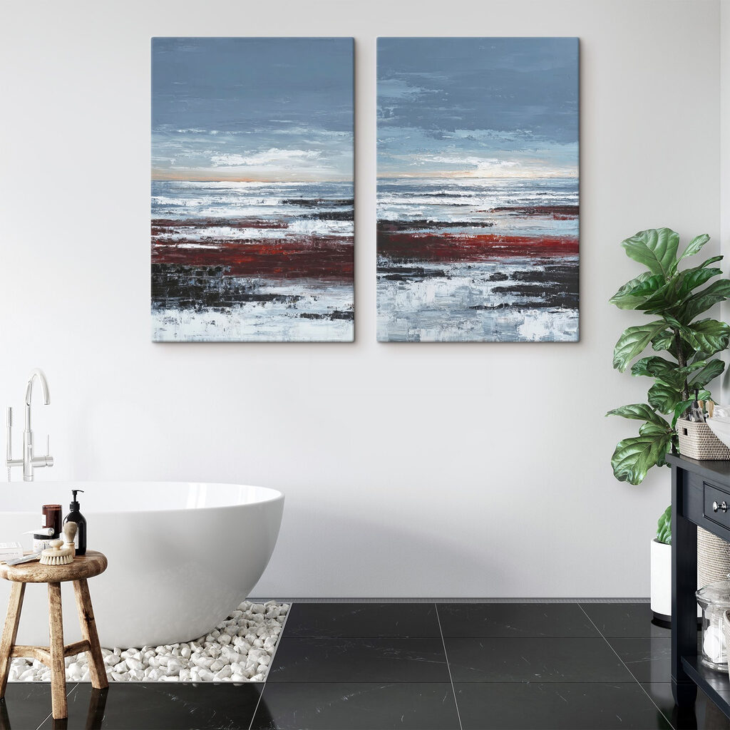 Rivage au ciel gris — intérieur 2