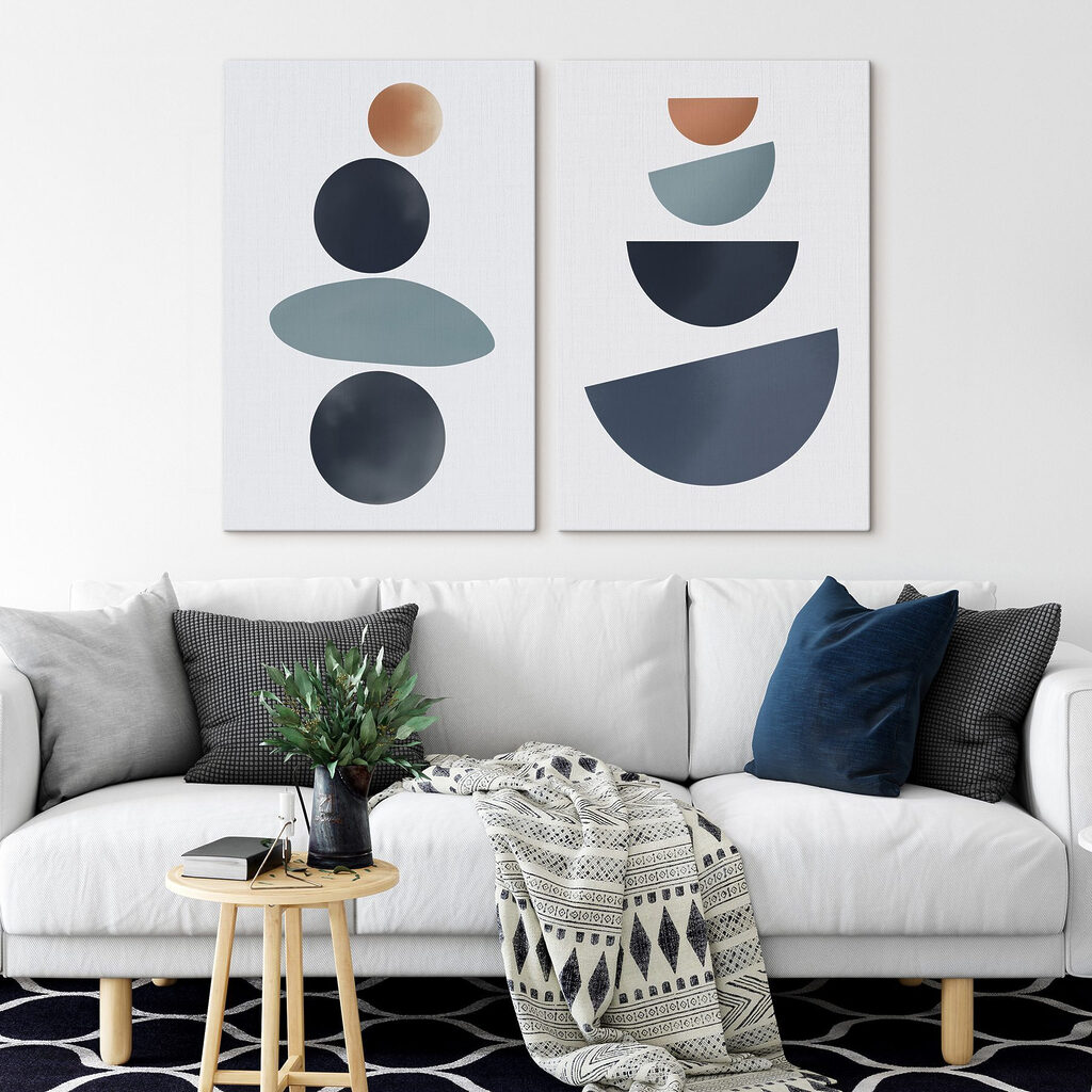 Demi-lunes empilées — intérieur 1