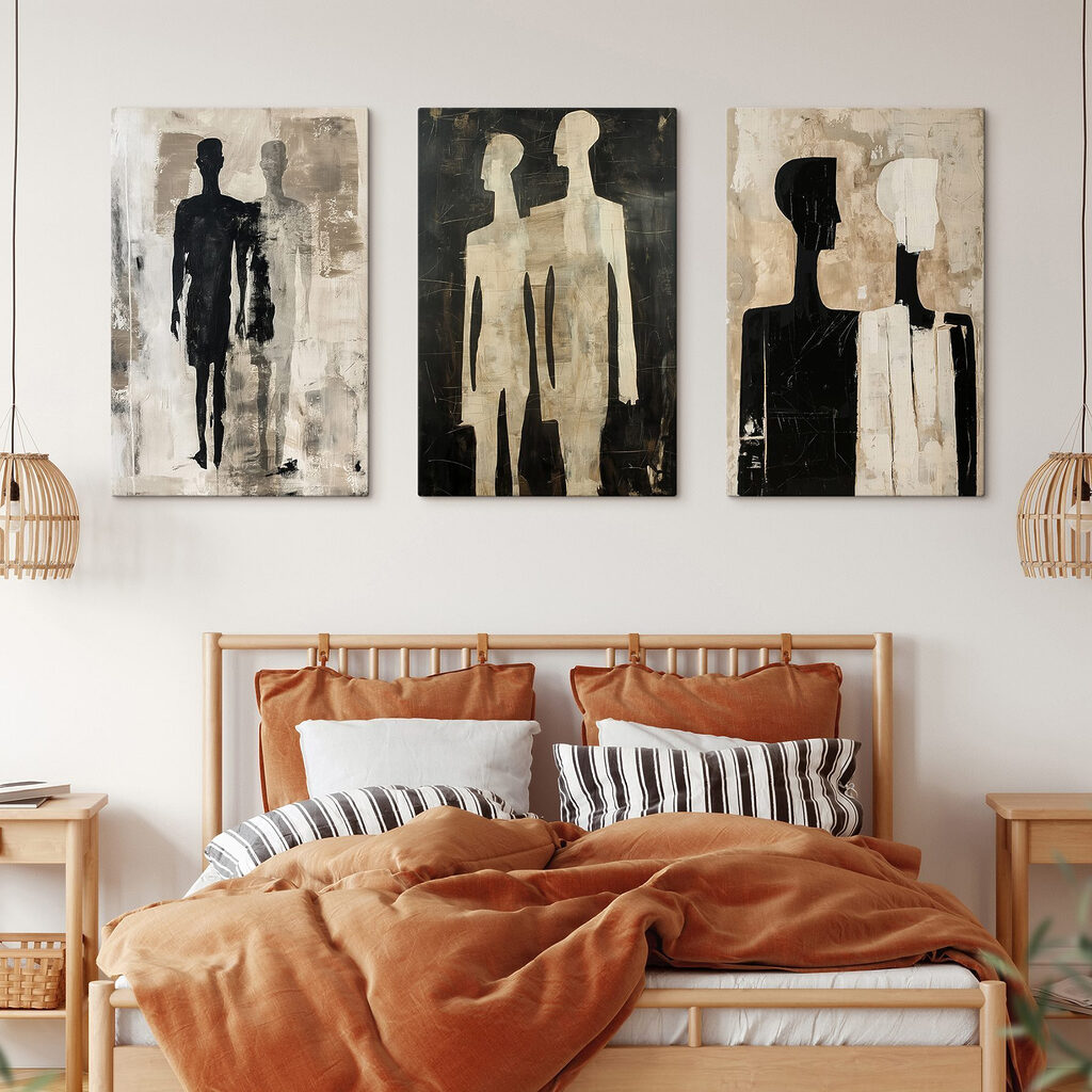 Silhouettes en duo — intérieur 2
