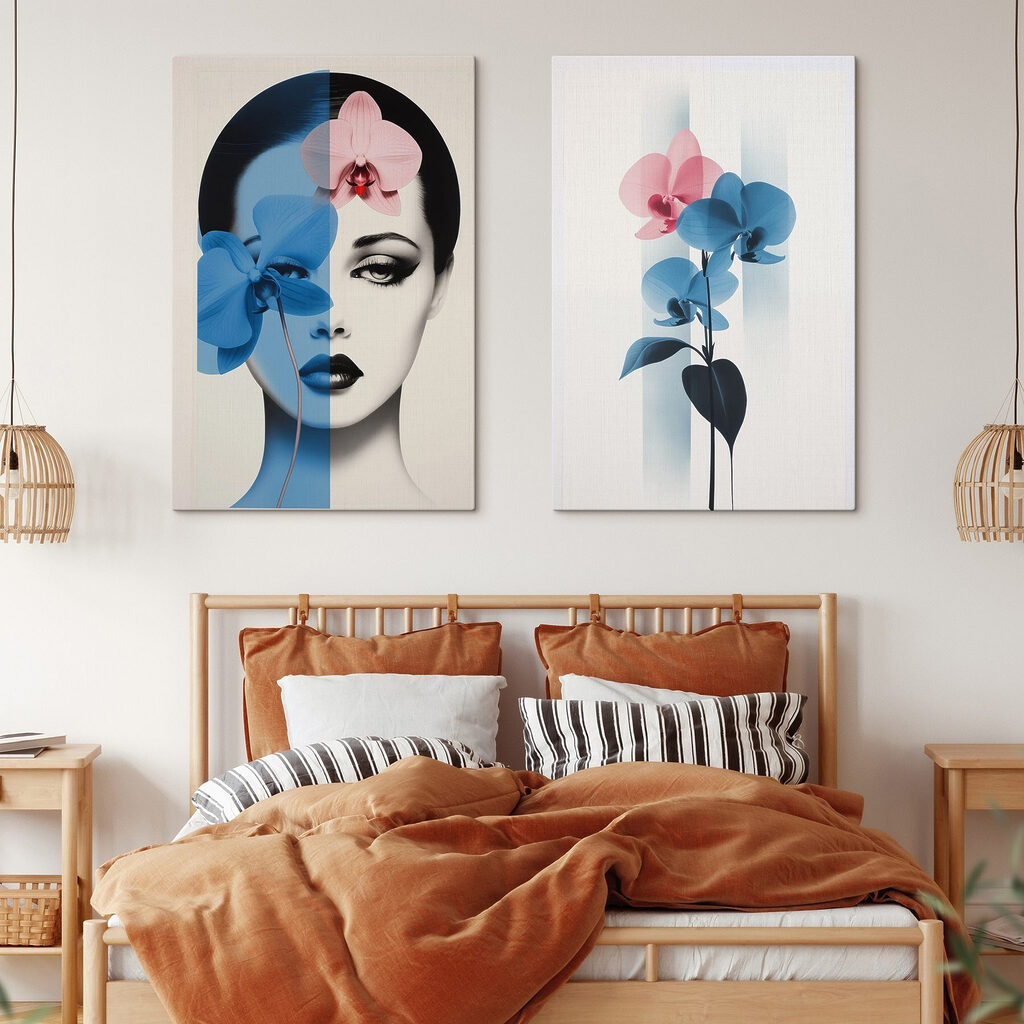 Femme aux orchidées — intérieur 1