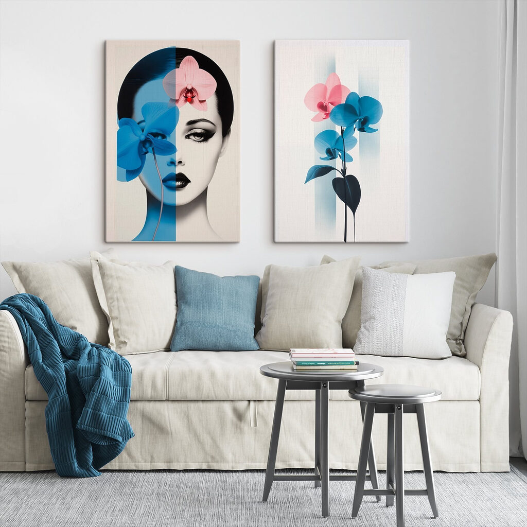 Femme aux orchidées — intérieur 2
