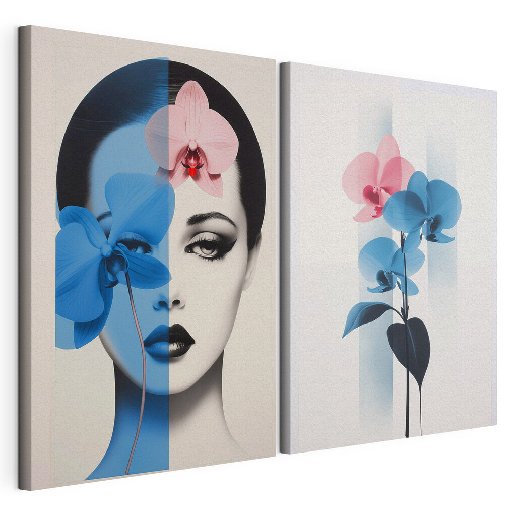 Femme aux orchidées — vue du produit