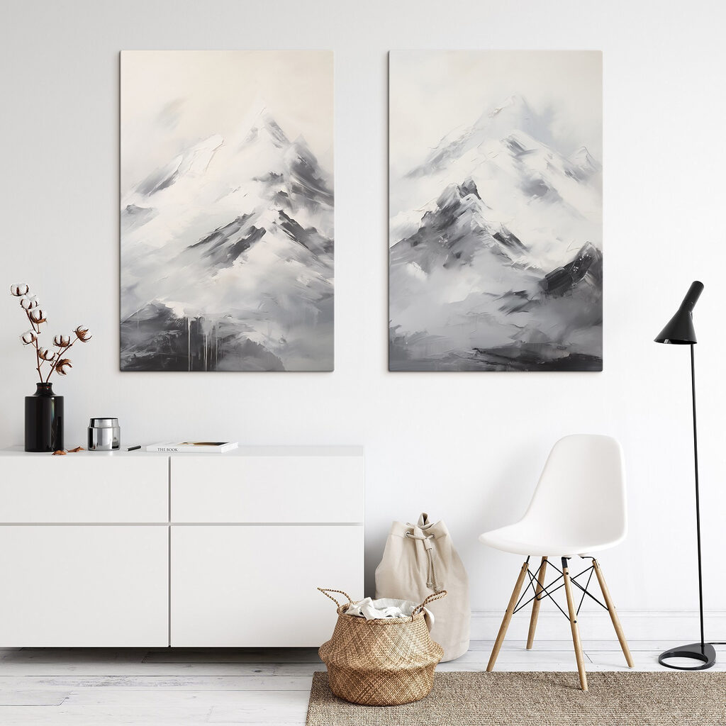 Montagnes à grands traits — intérieur 1