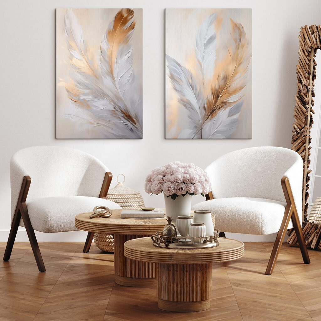 Plumes croisées — intérieur 1