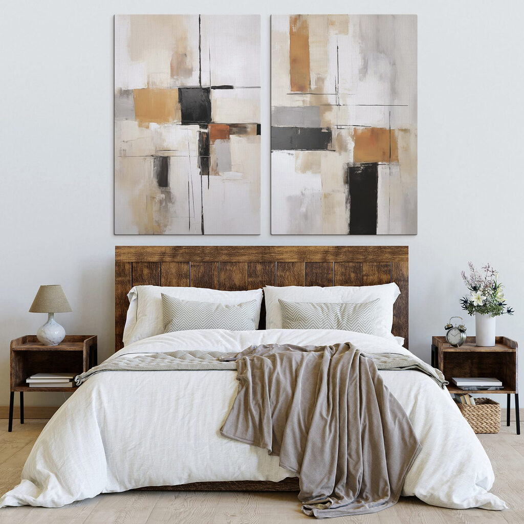 Aplats apaisés dans un intérieur