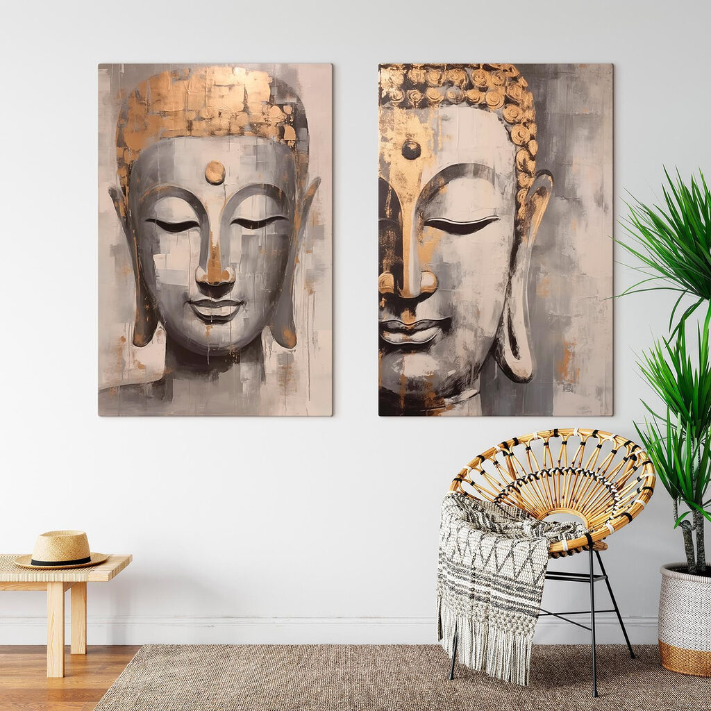 Visages sereins de Bouddha — intérieur 2