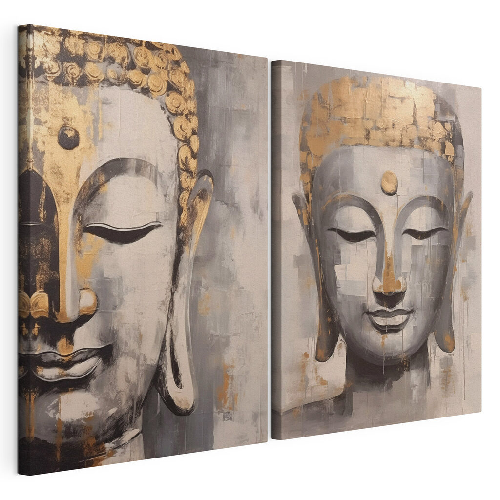 Visages sereins de Bouddha — vue du produit