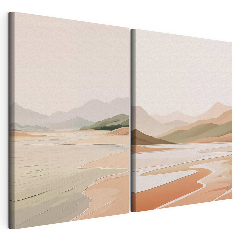 Rivage et montagnes — vue du produit