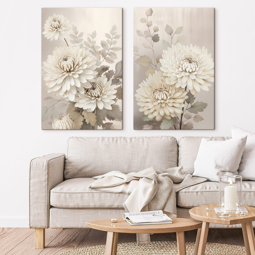 Fleurs ivoire — intérieur 2
