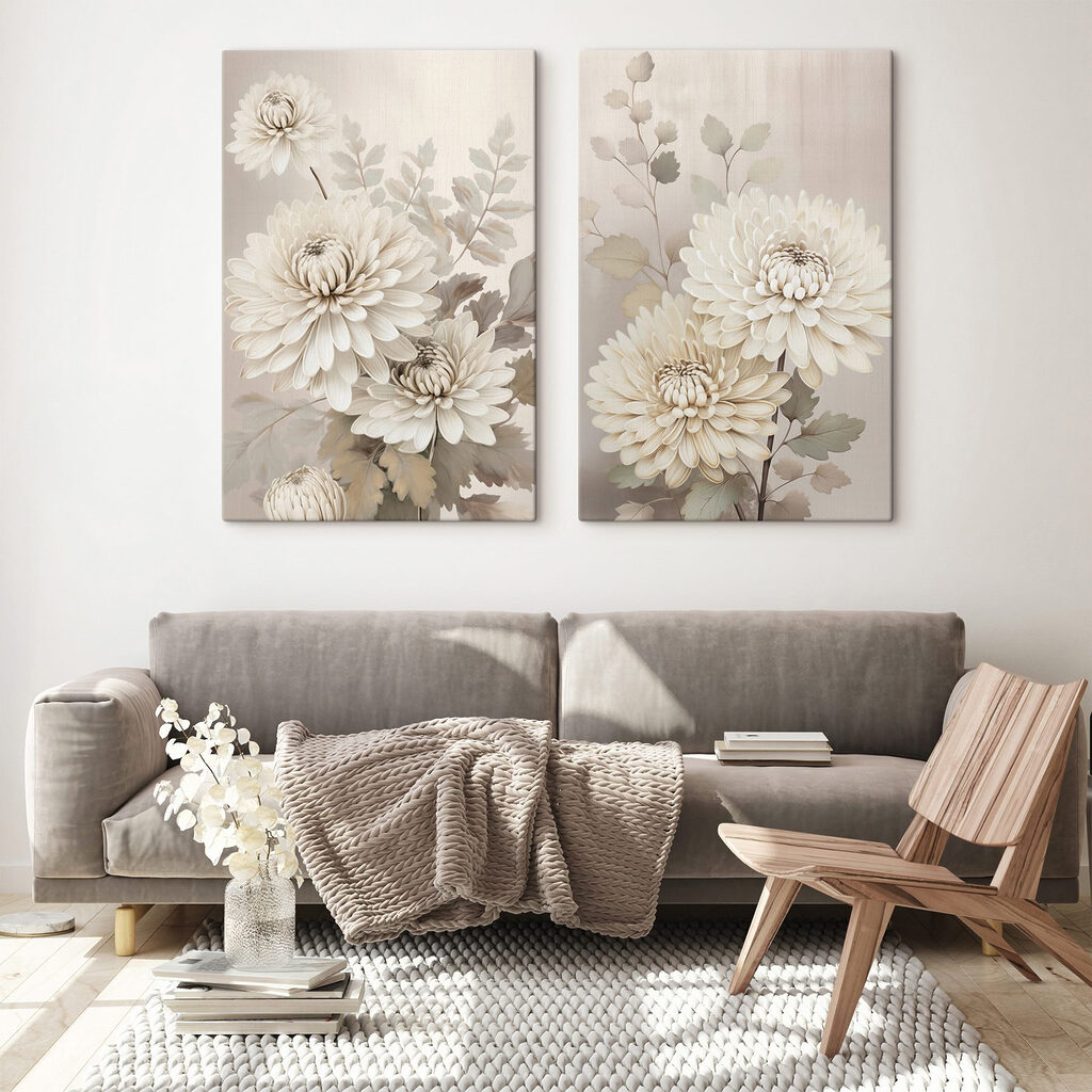 Fleurs ivoire — intérieur 1