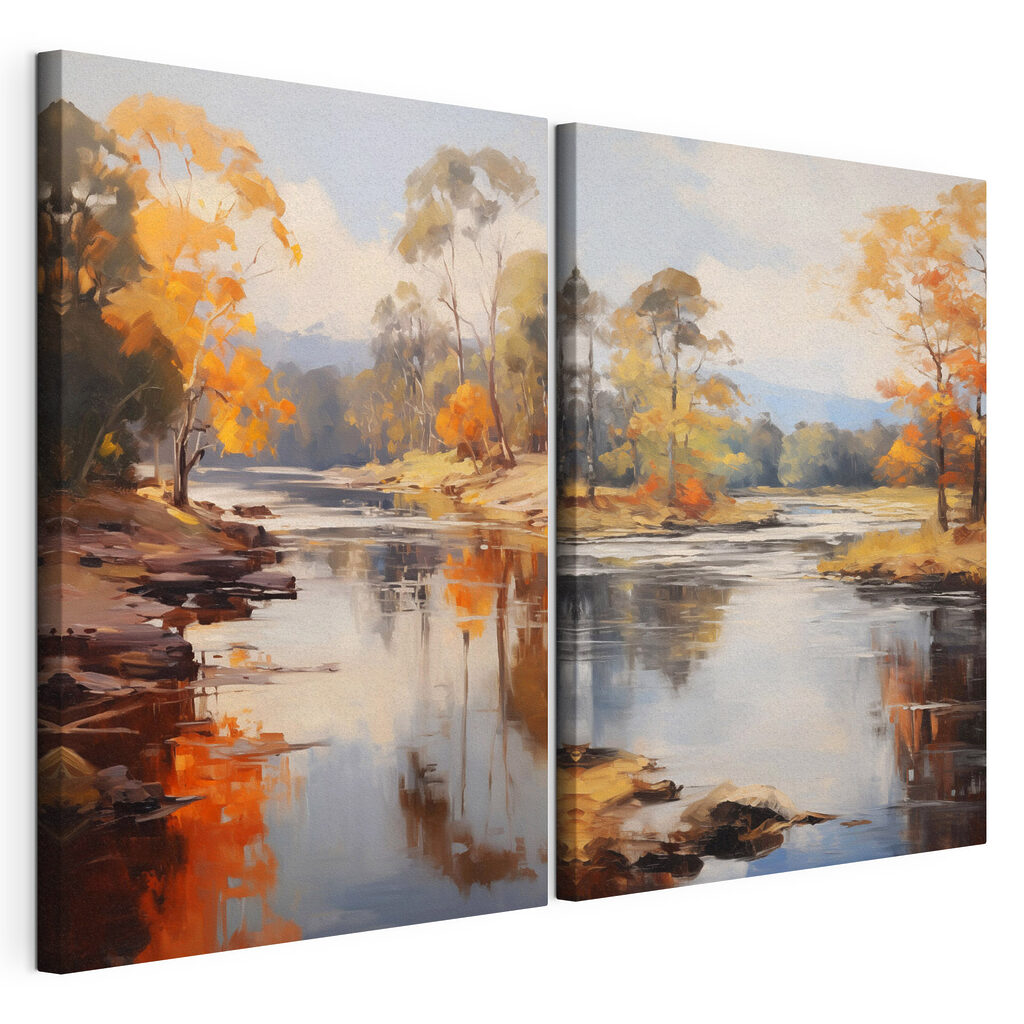 Rivière en automne — vue du produit