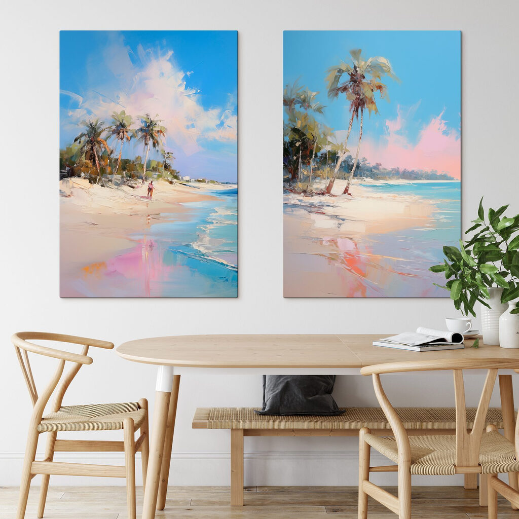 Plage aux palmiers — intérieur 1