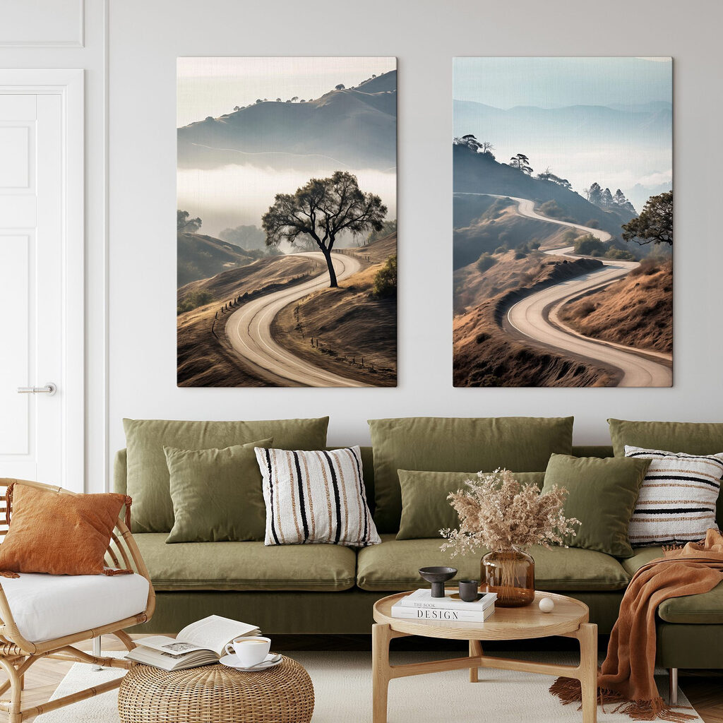 Route sinueuse — intérieur 1