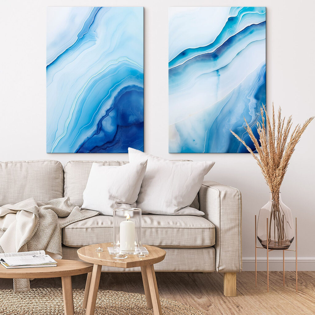 Courants bleus en strates — intérieur 2