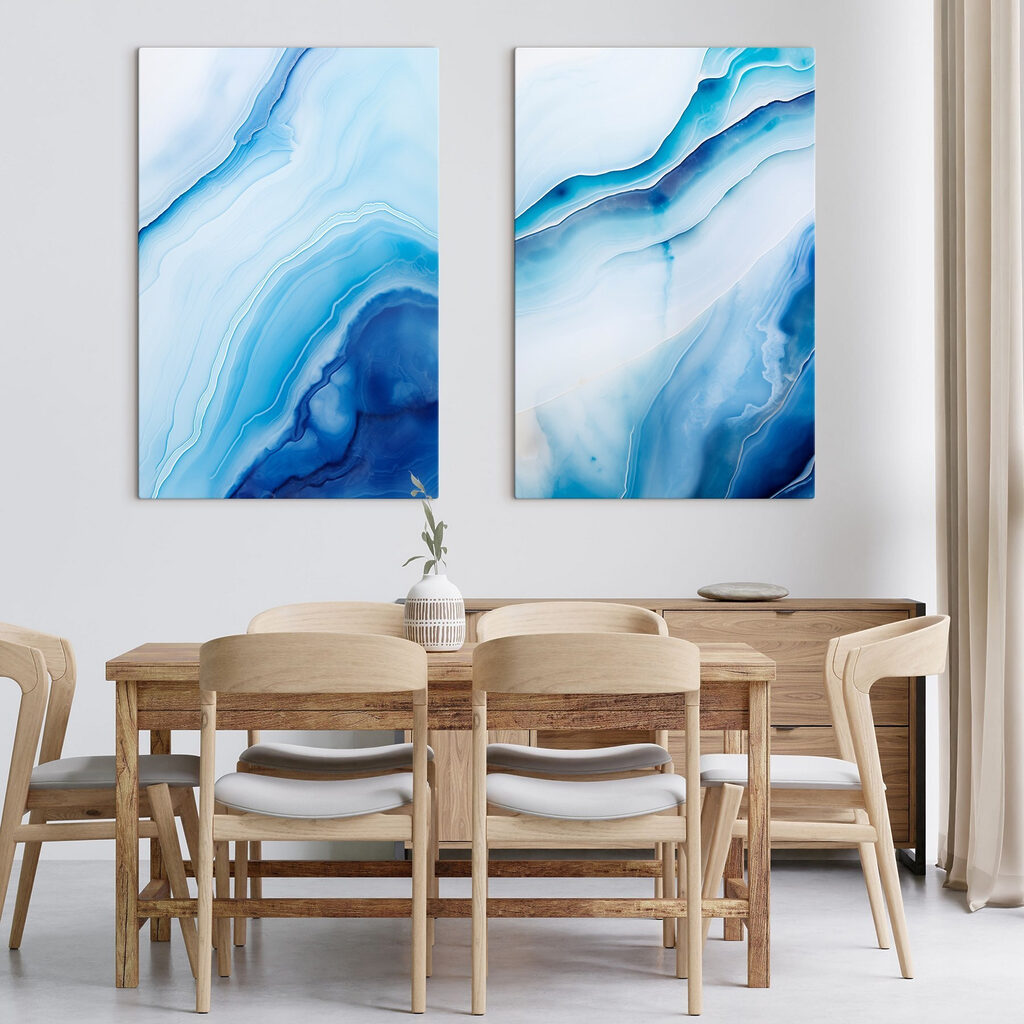 Courants bleus en strates — intérieur 1