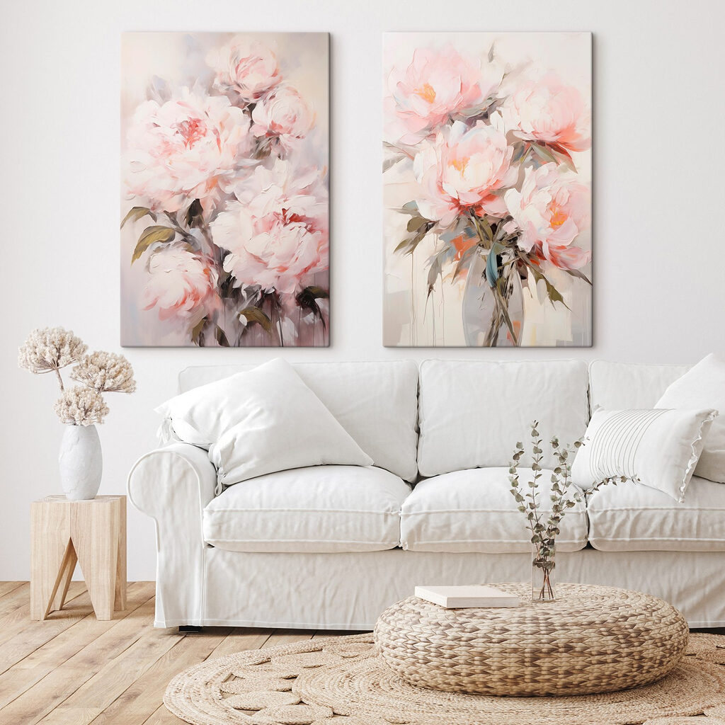 Bouquet rose tendre — intérieur 1