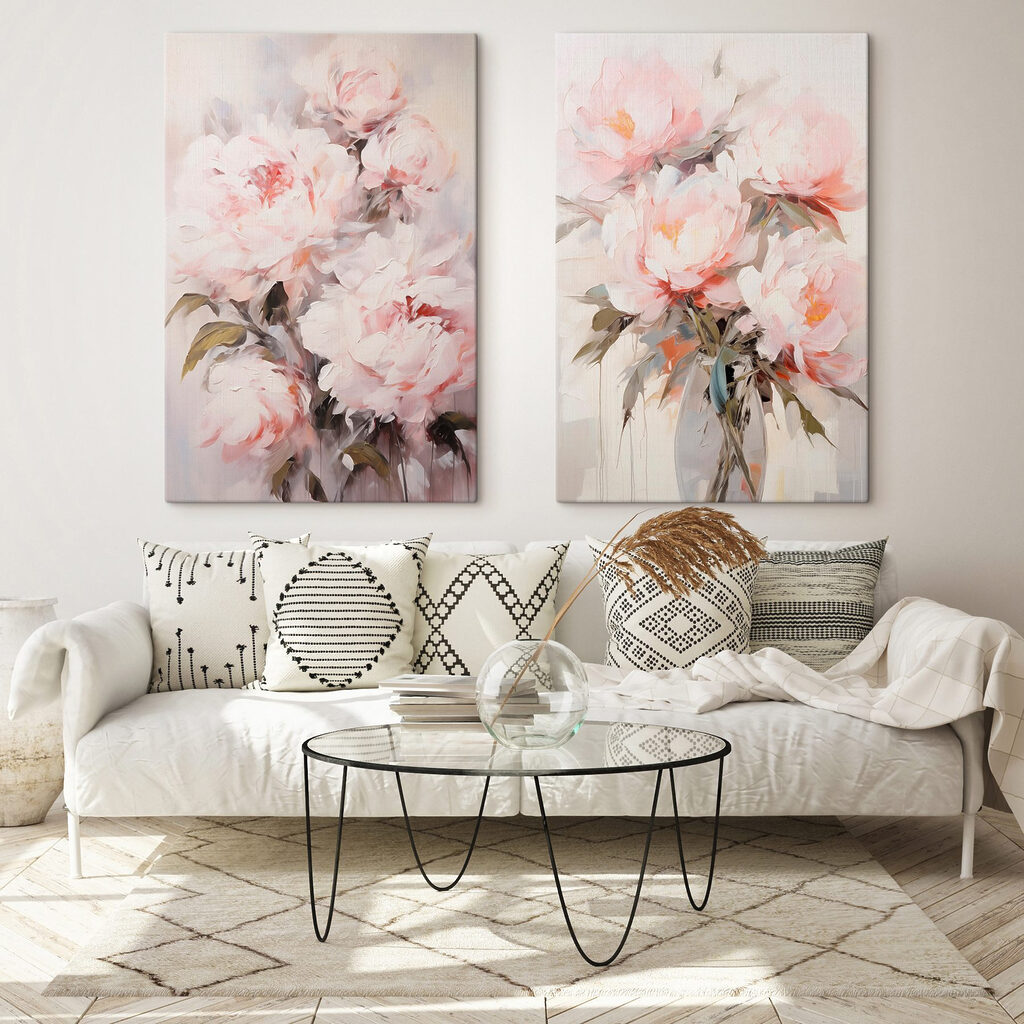 Bouquet rose tendre — intérieur 2