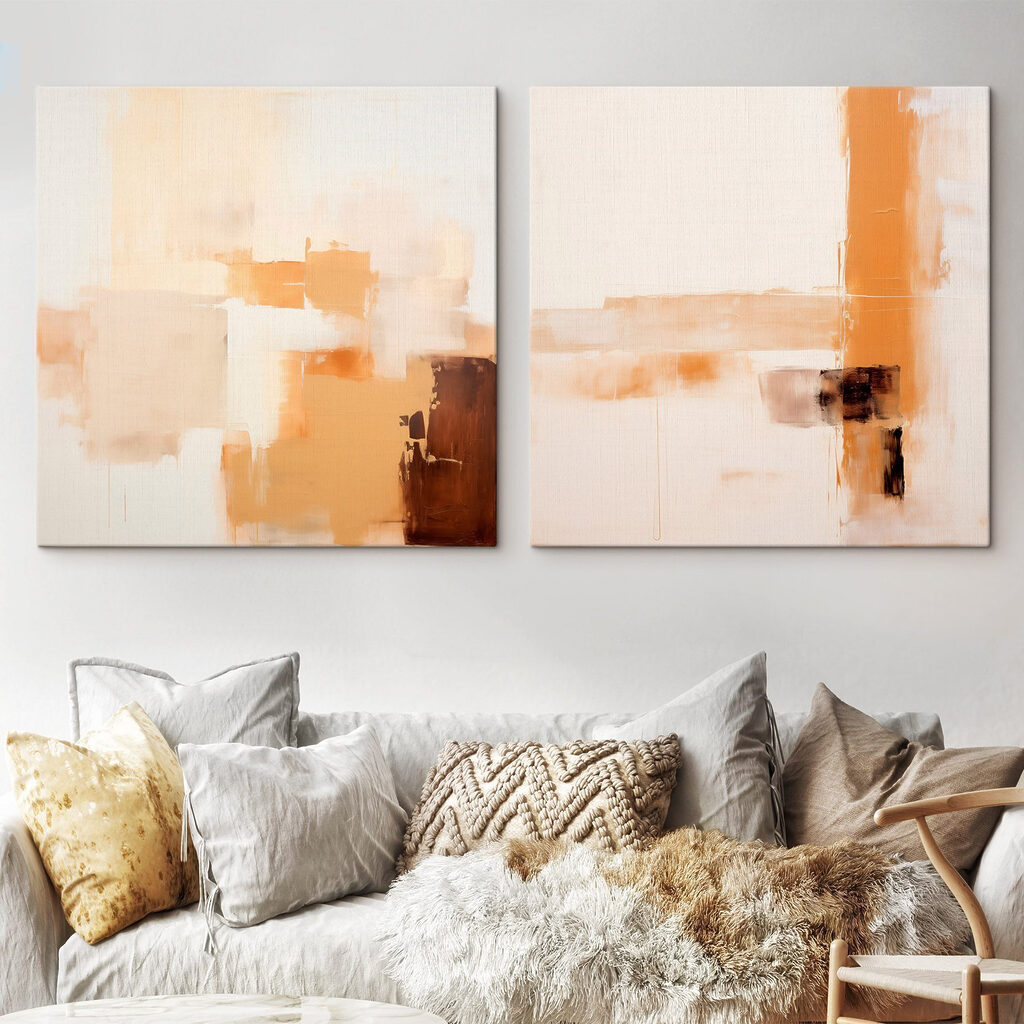 Tons caramel et crème — intérieur 1
