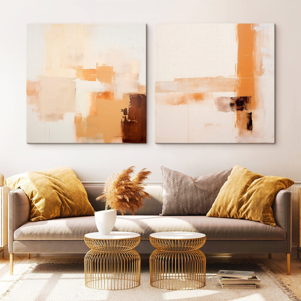 Tons caramel et crème — intérieur 2