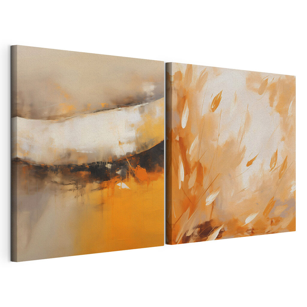 Abstraction ocre — vue du produit