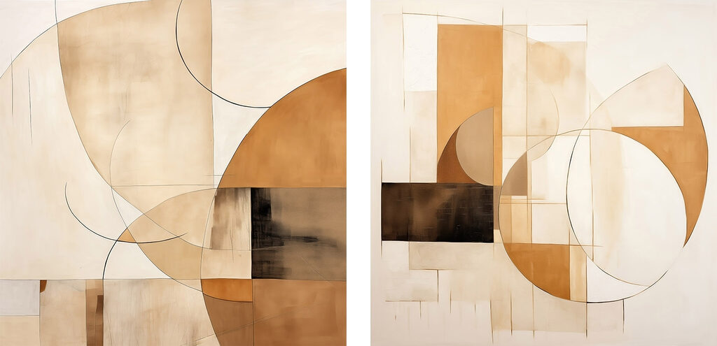 Arcs et cercles — motif complet