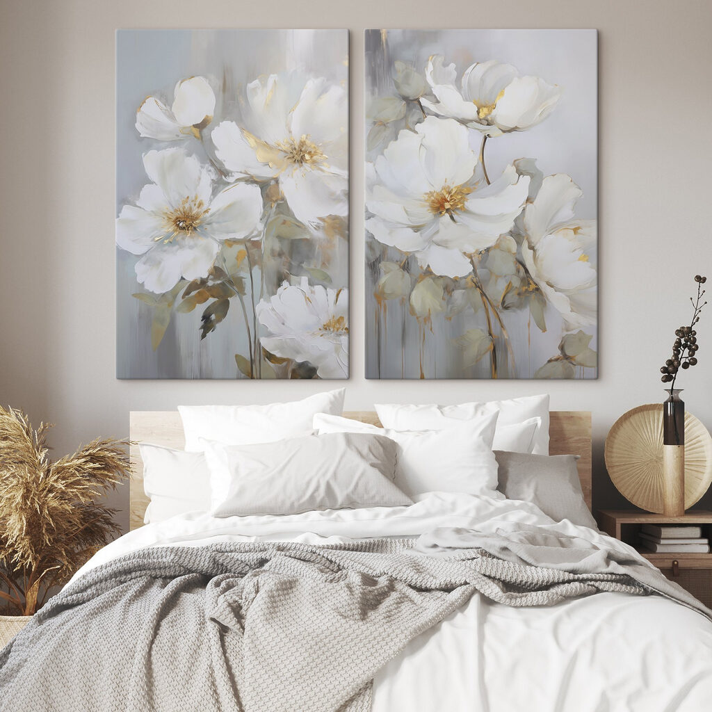 Coulures et fleurs blanches — intérieur 2