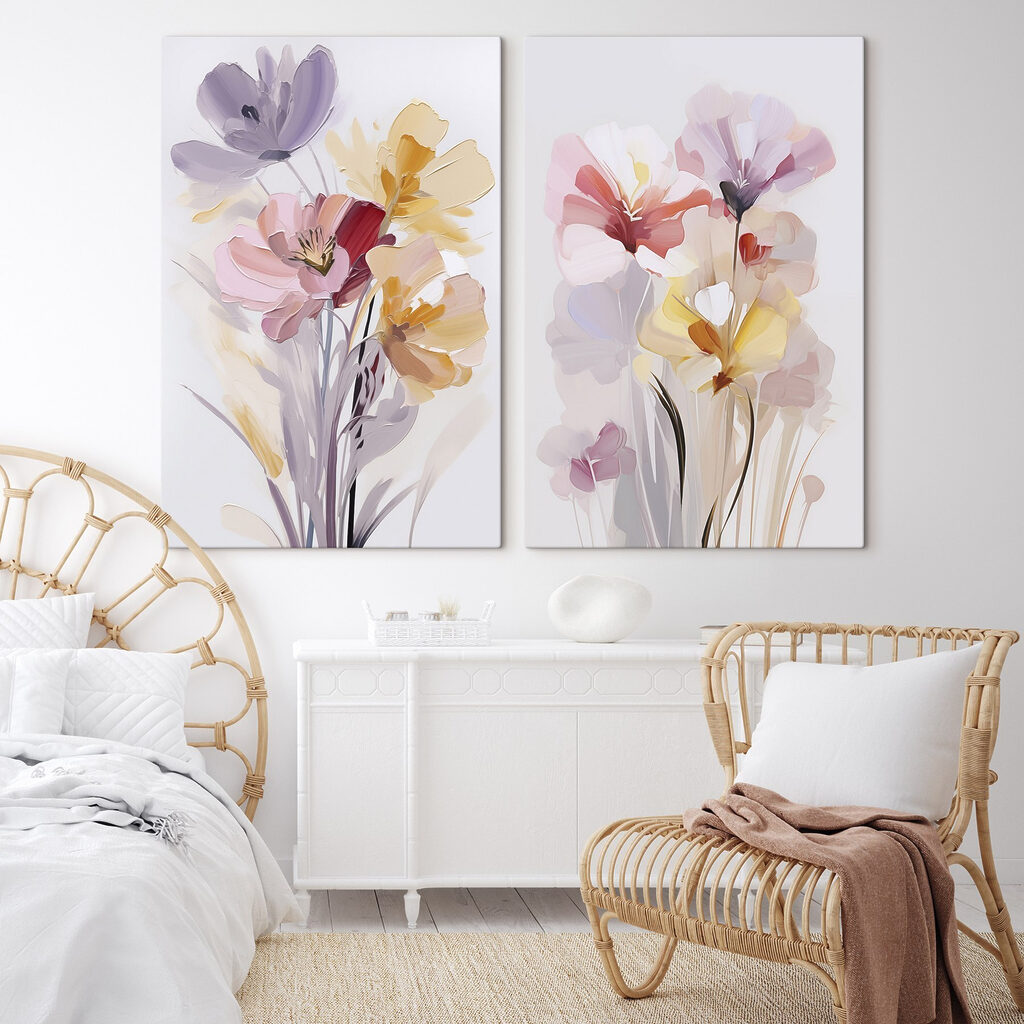 Bouquet accueillant dans un intérieur
