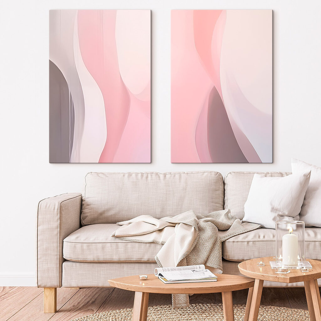 Courbes rose poudré — intérieur 2