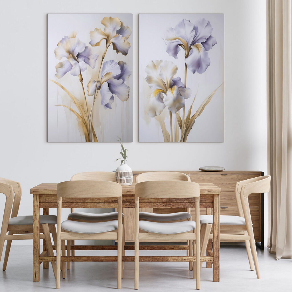Iris aux longues tiges — intérieur 1