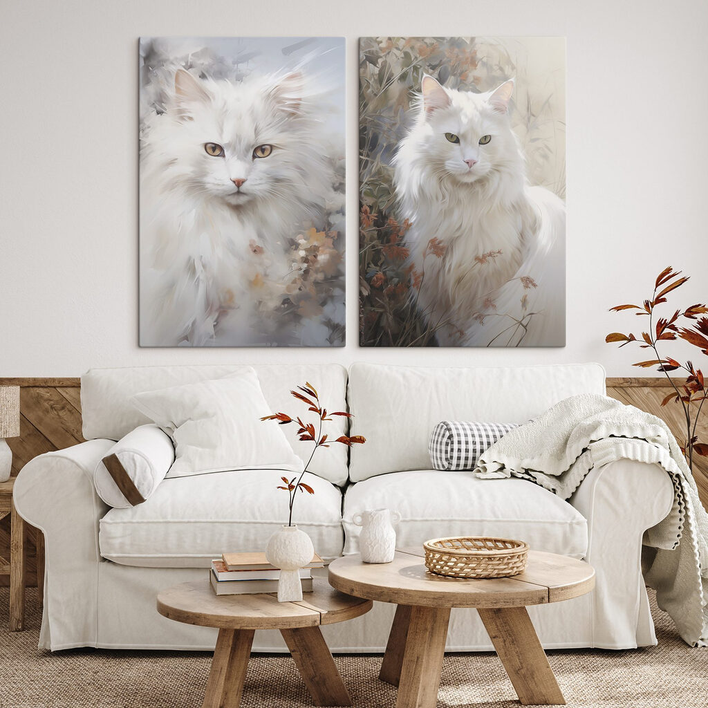 Chat blanc — intérieur 2