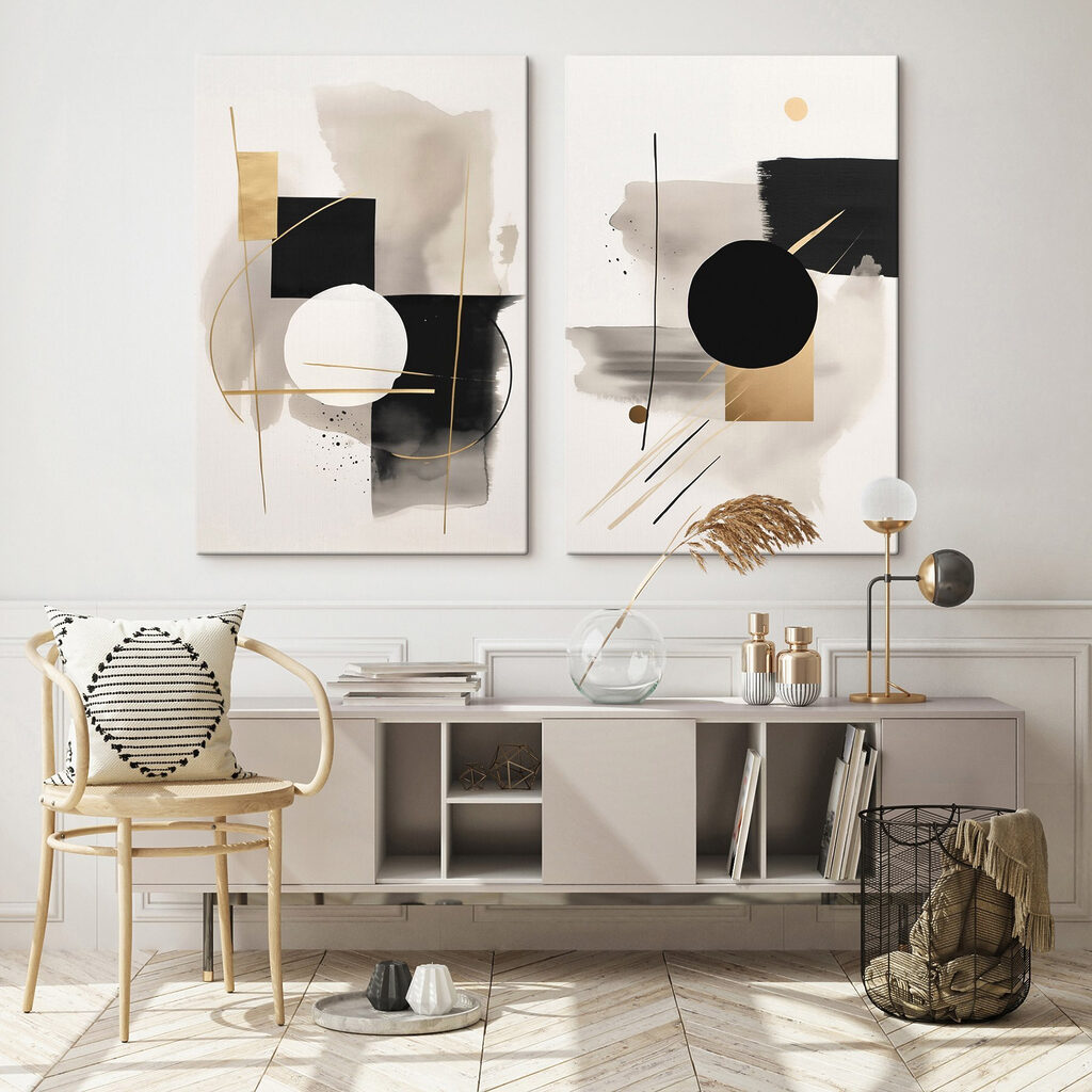 Cercles et lavis — intérieur 2