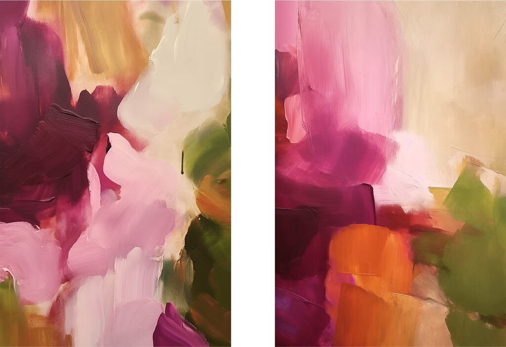 Éclats de couleur — motif complet
