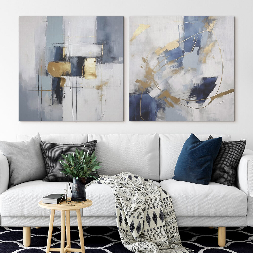 Couleur en fragments dans un intérieur