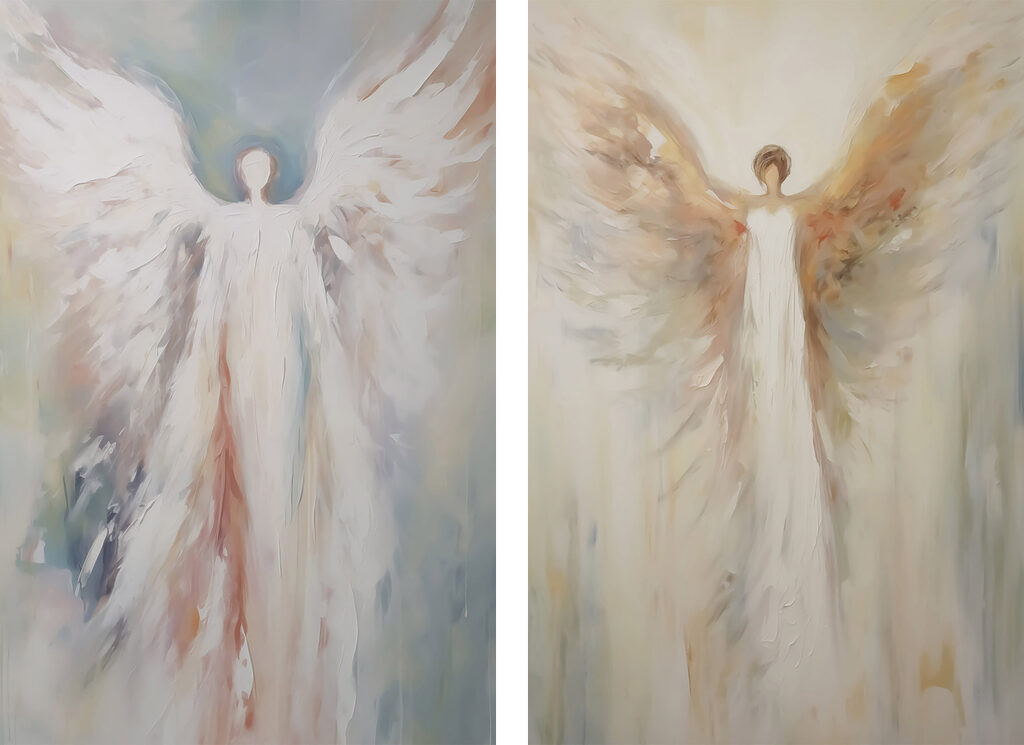 Anges de lumière — motif complet