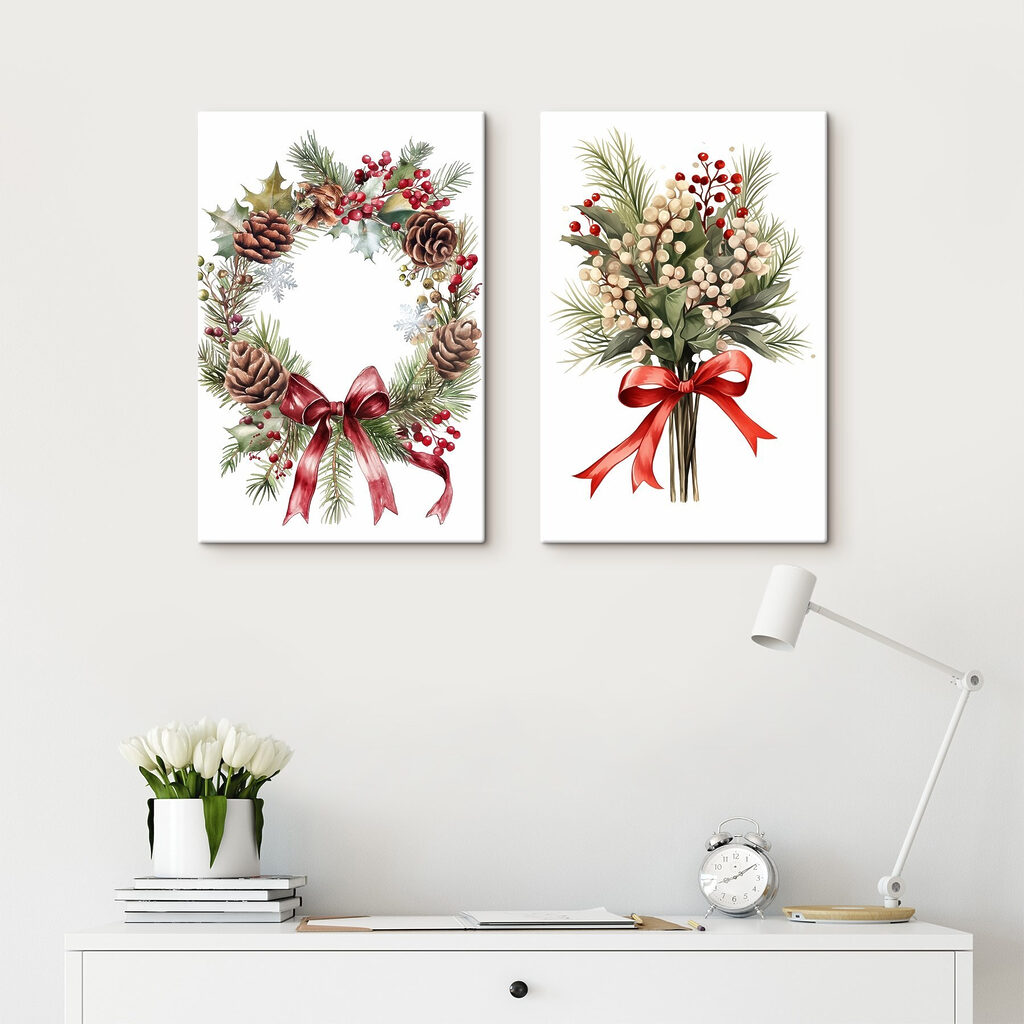 Couronne et baies d’hiver — intérieur 1
