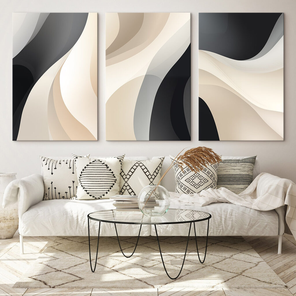 Contraste fluide dans un intérieur