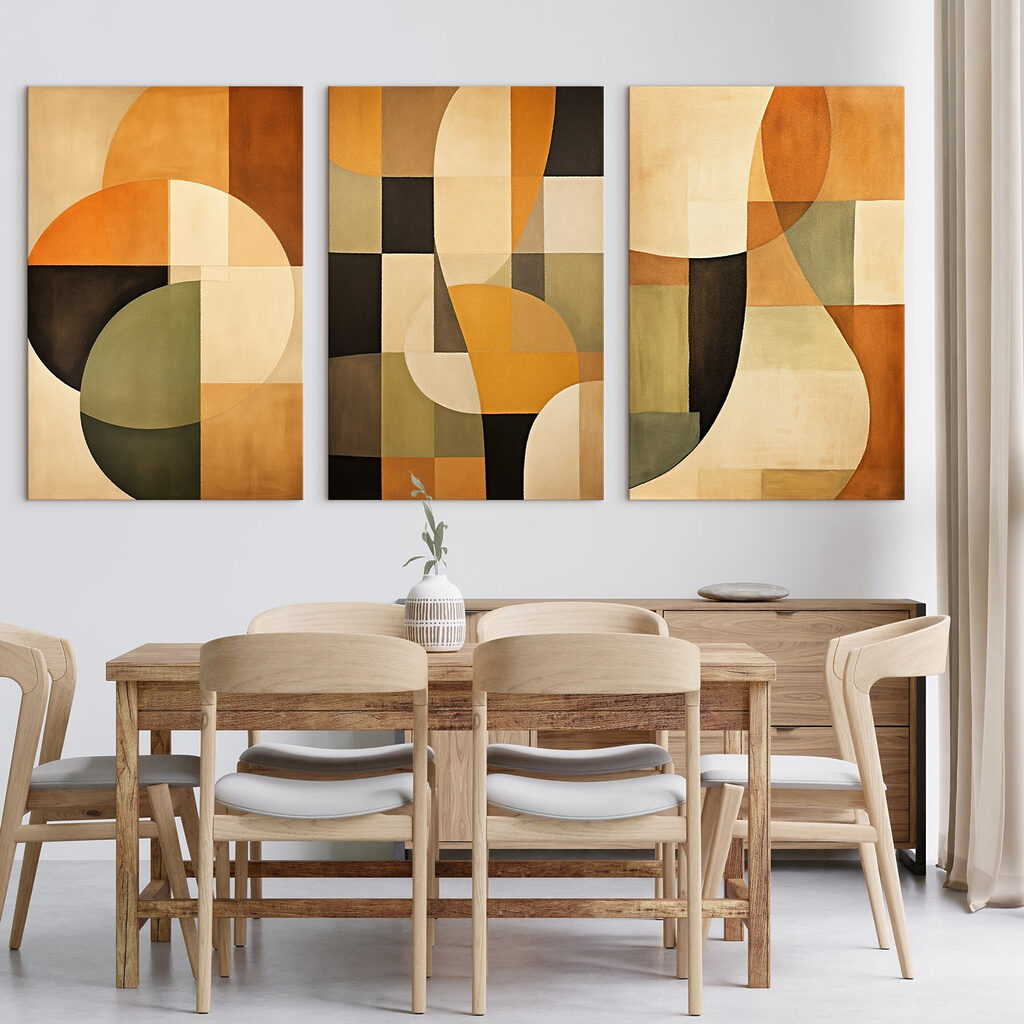 Surfaces en équilibre dans un intérieur