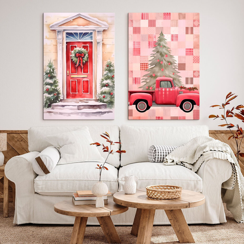 Noël tout en rouge — intérieur 1