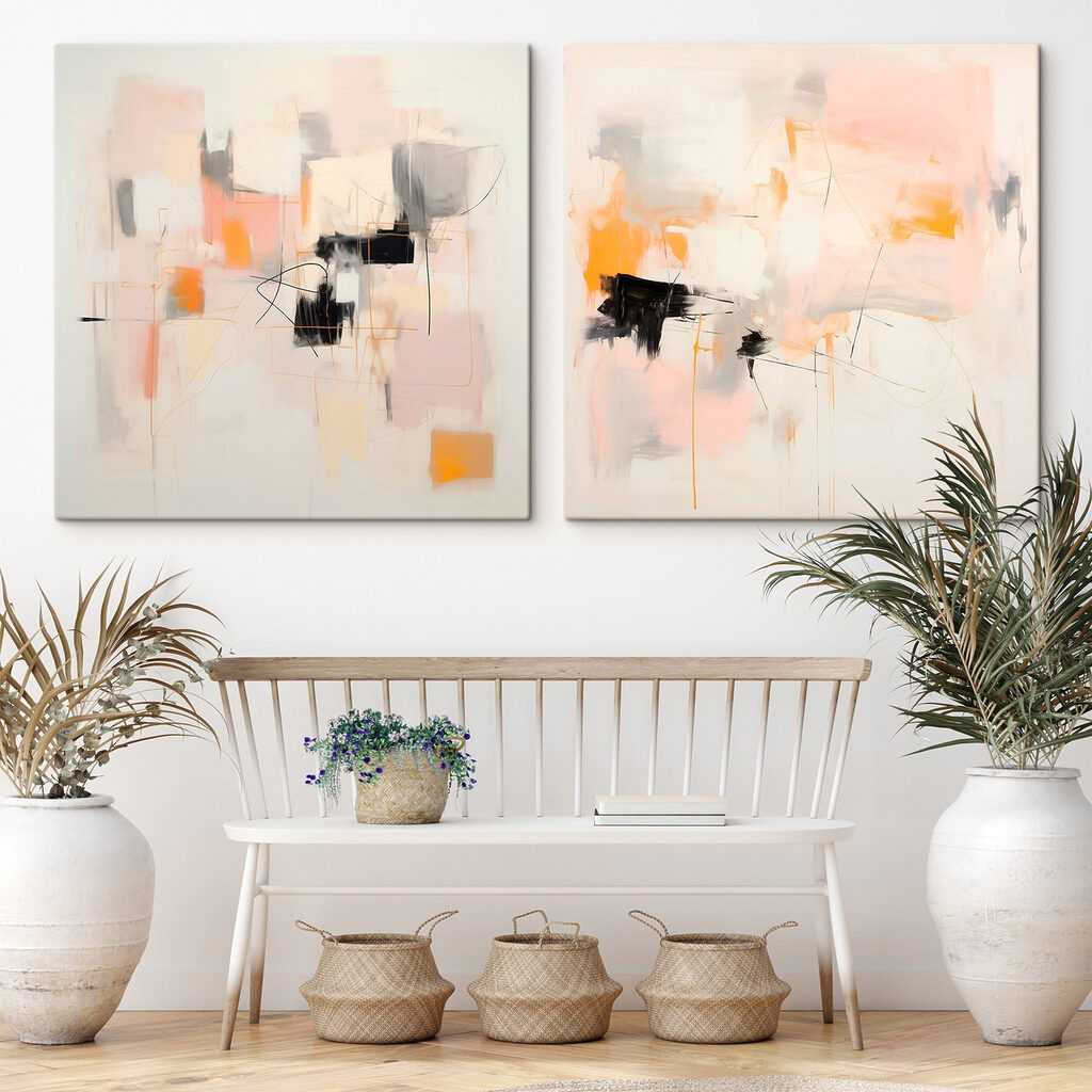 Abstraction pastel — intérieur 2