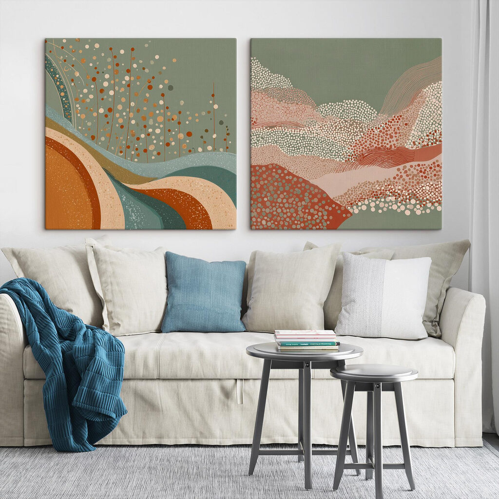 Collines en pointillés — intérieur 2
