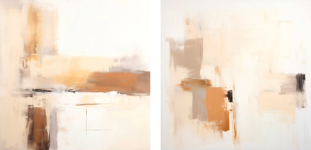 Touches d’ocre — motif complet