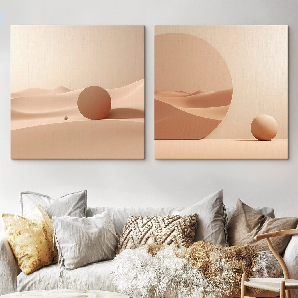 Rêves entre les dunes dans un intérieur