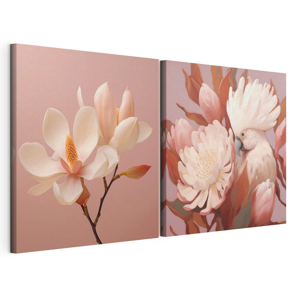 L’oiseau parmi les fleurs — vue du produit