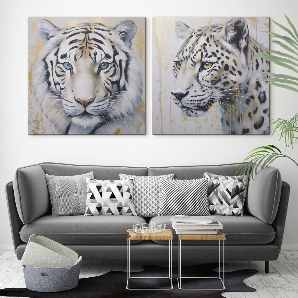 Tigre et léopard — intérieur 2