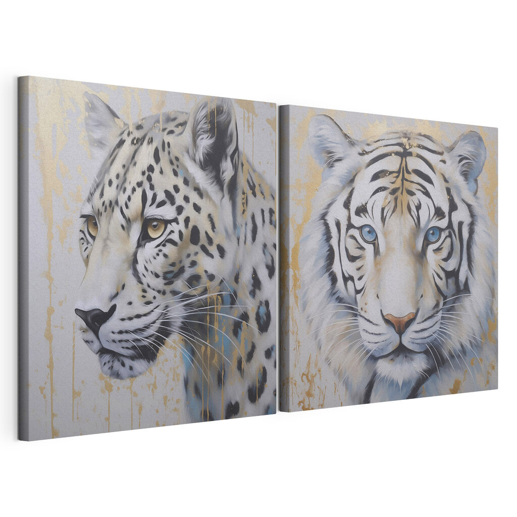 Tigre et léopard — vue du produit