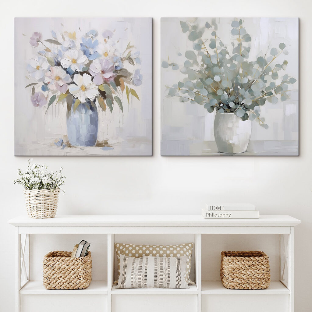 Bouquets pastel — intérieur 1