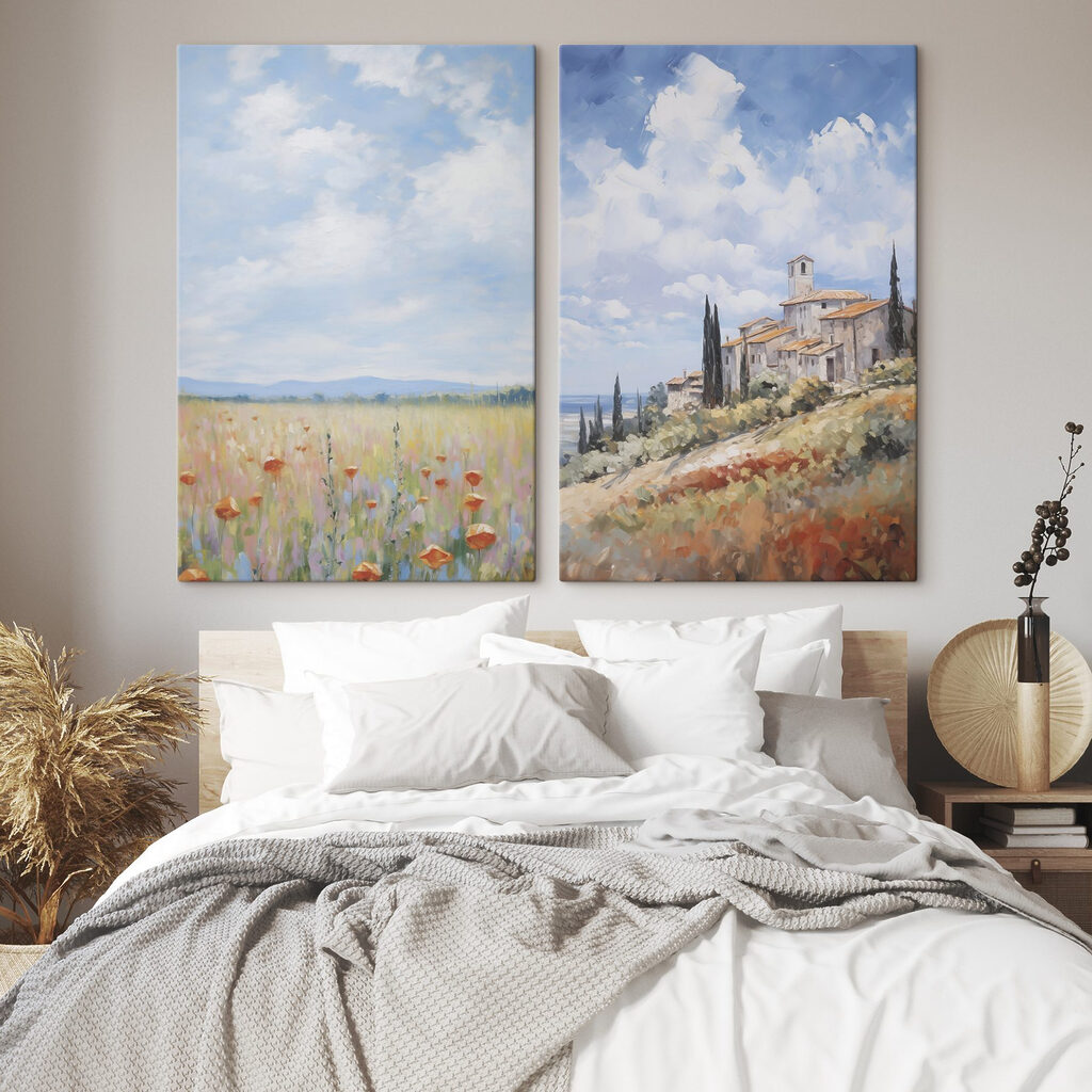 Été à la campagne dans un intérieur