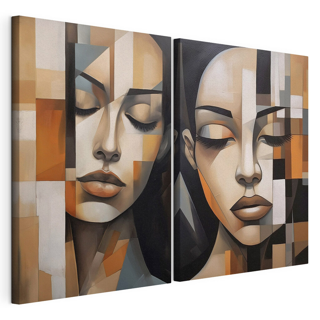Femme aux yeux clos — vue du produit
