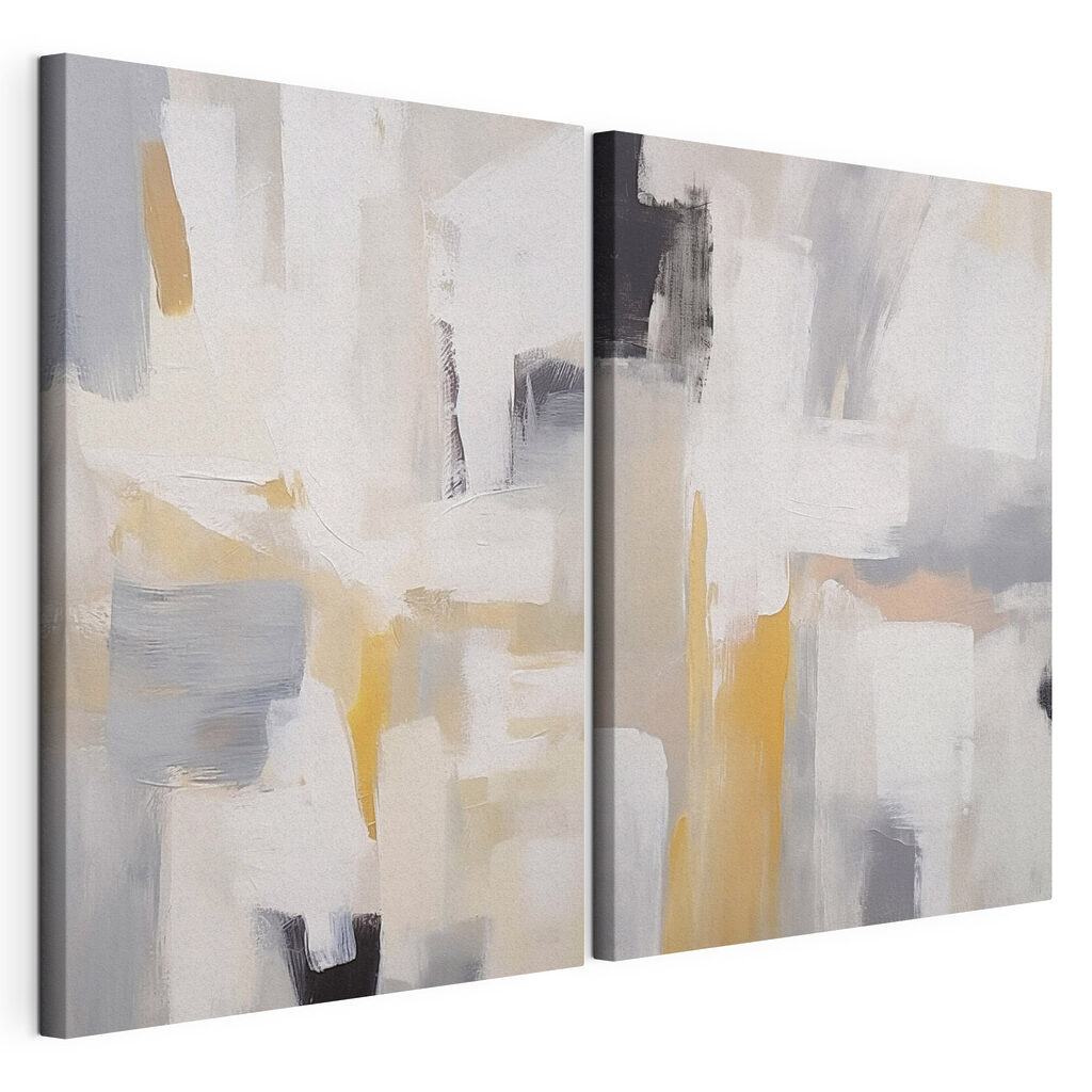 Aplats gris et ocre — vue du produit