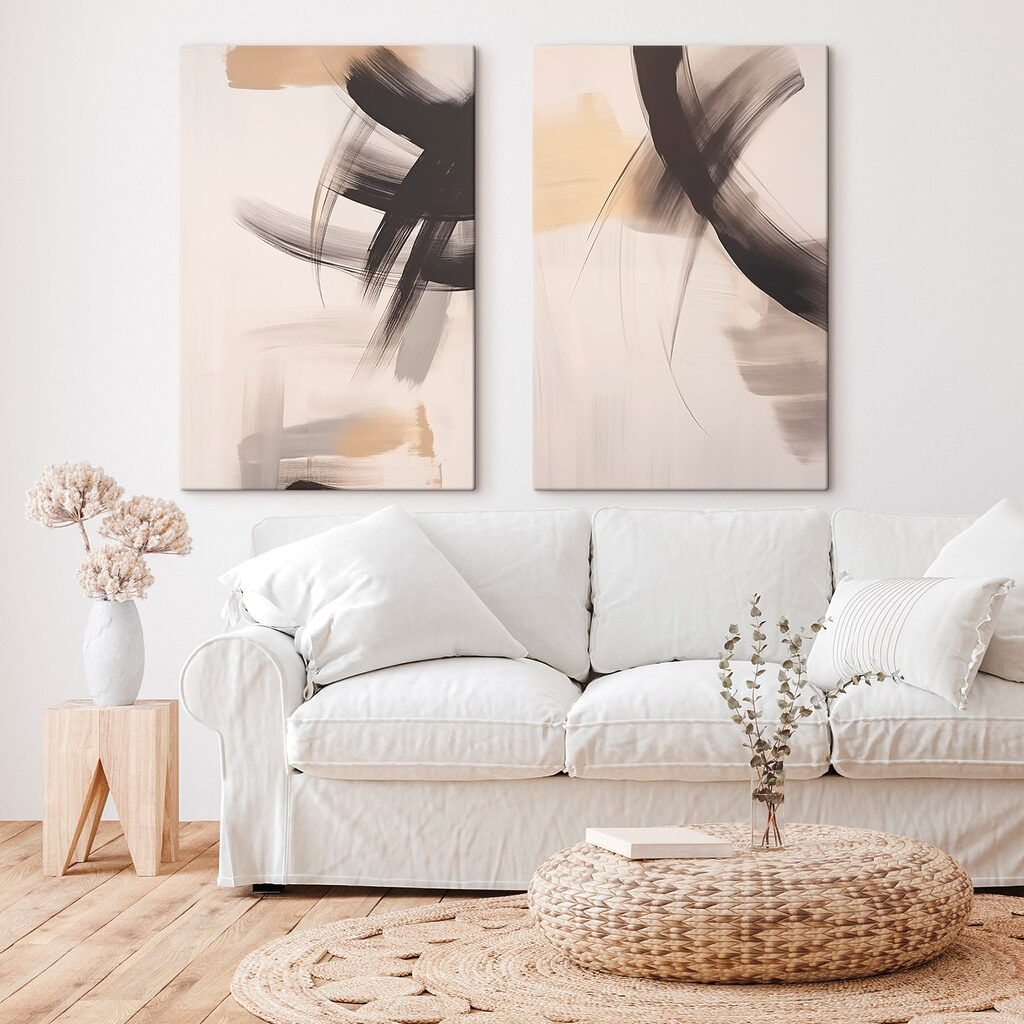 Grands gestes de pinceau — intérieur 1